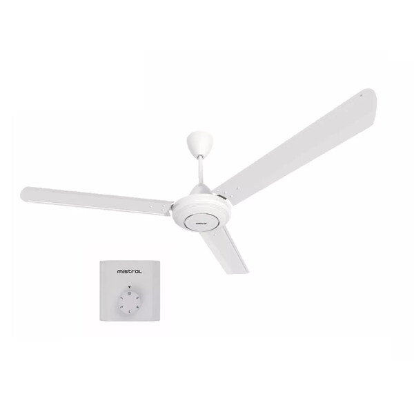 Mistral 60" Ceiling Fan (Regulator Type) - White | MCF60LE